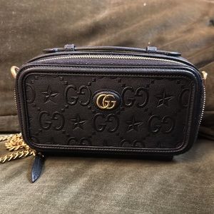 ✅ AUTHENTIC - Gucci GG Star crossbody bag - black - make offer ✨